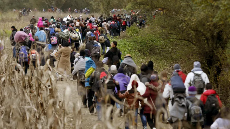 Do Slovinska dál proudí uprchlíci - denně jich přichází až deset tisíc