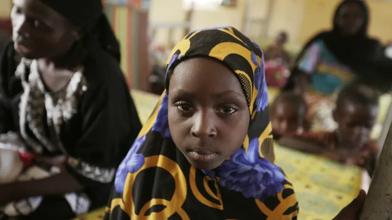 Osvobozené Nigerijky a jejich děti