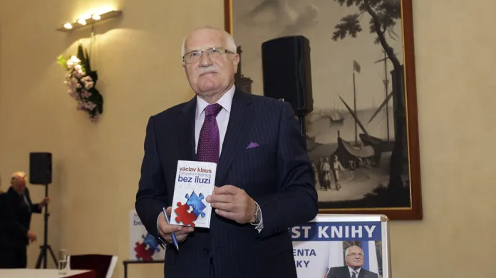 Václav Klaus představuje svou knihu