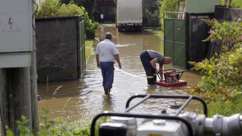 Rozvodněné toky v Plzeňském kraji