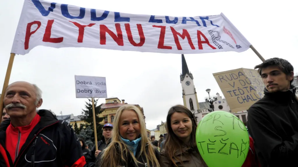 Protest proti břidlicovému plynu