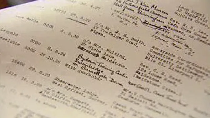 Seznamy evakuovaných dětí - 1938
