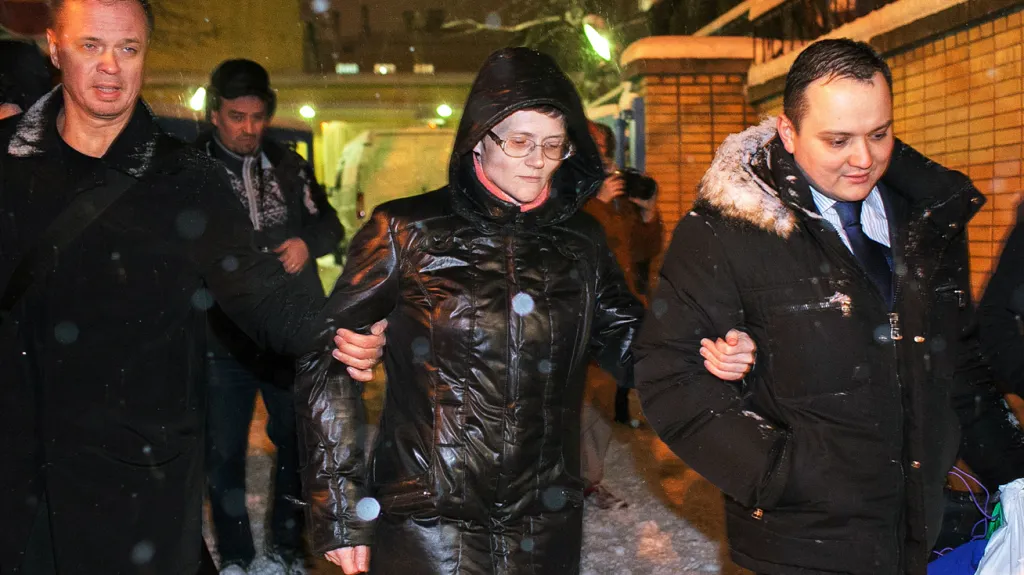 Propuštění Světlany Davydovové z vazby