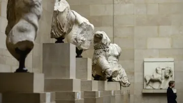 Sochařská díla z Parthenónu v Britském muzeu