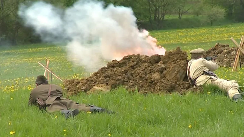 Rekonstrukce bitvy o Strání