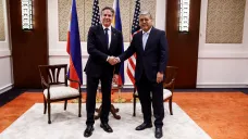 Americký ministr zahraničí Antony Blinken a filipínský šéf diplomacie Enrique Manalo