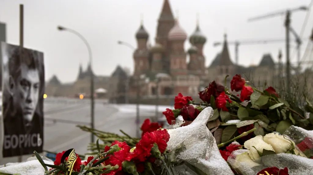 Místo, kde zavraždili Borise Němcova