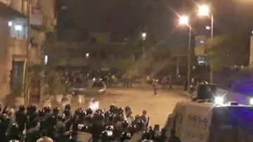Zásah egyptské policie proti demonstrantům