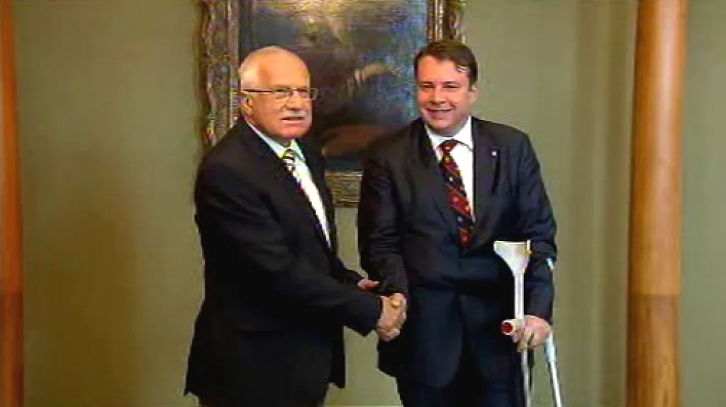 Václav Klaus a Martin Kocourek