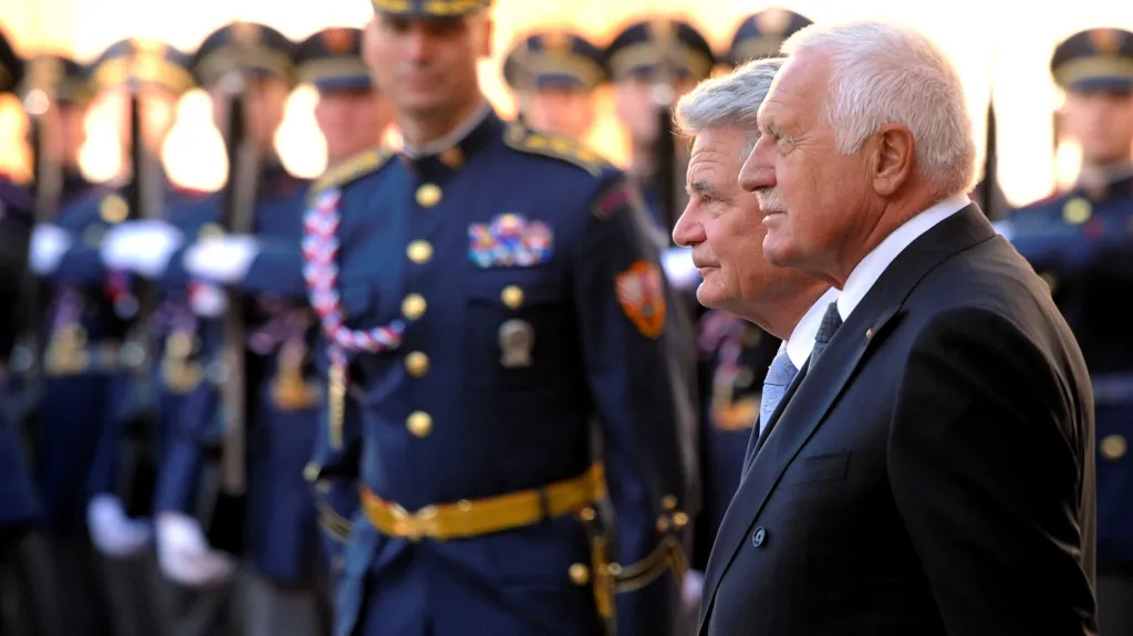 Joachim Gauck a Václav Klaus