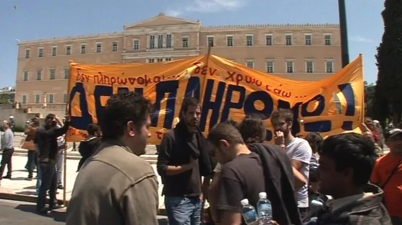 Generální stávka v Řecku