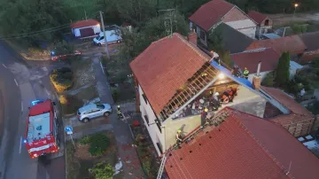Zásah Hasičů v Prušánkách