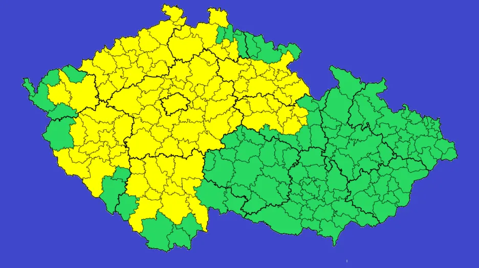 Výstraha na náledí (12. 1.)