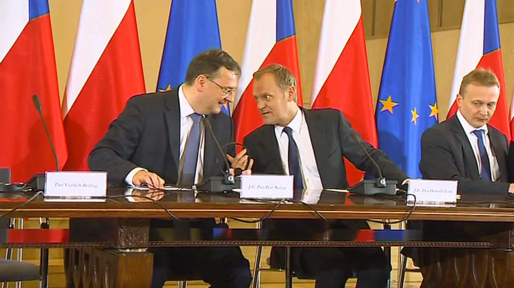 Petr Nečas a Donald Tusk