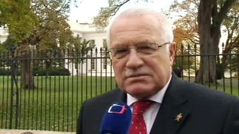 Český prezident v USA