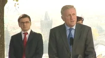 Mirek Topolánek a Ondřej Liška