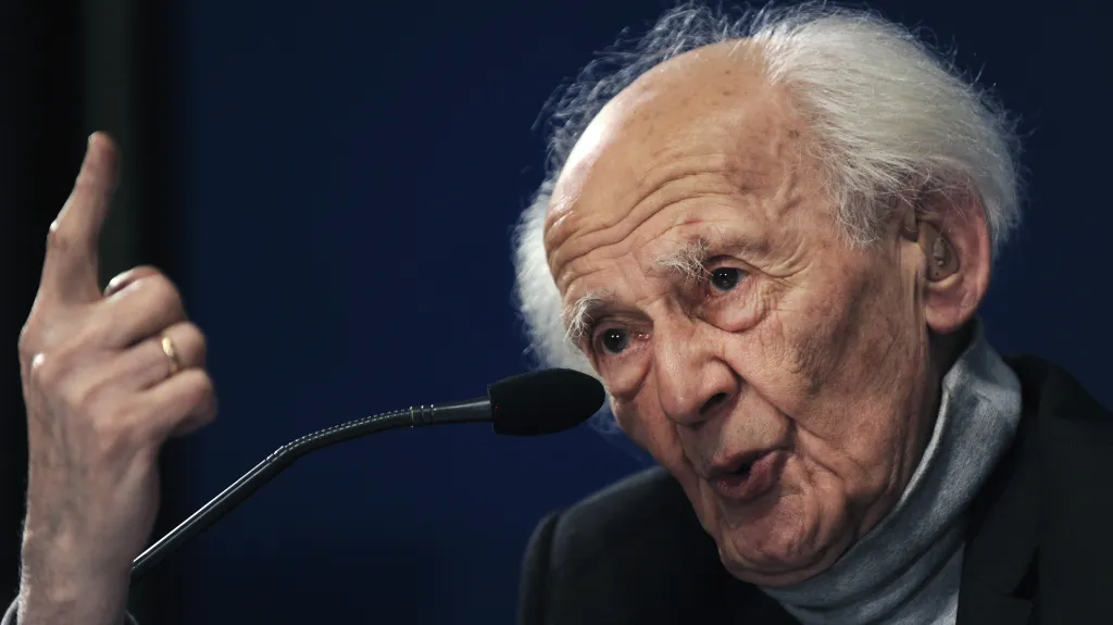 Zygmunt Bauman na konferenci v roce 2010