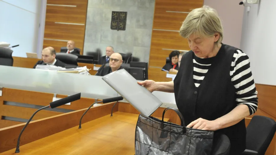 Dana Sedláková při jednání Nejvyššího správního soudu