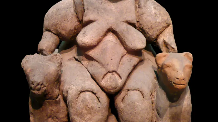 Soška bohyně z Çatalhöyüku
