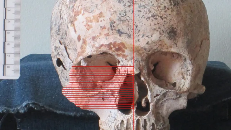 Rekonstrukce podoby dívky z doby bronzové