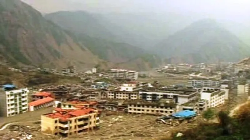 Následky zemětřesení v Číně