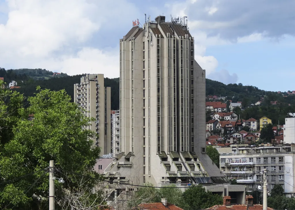 Hotel Zlatibor v srbské Užici z roku 1981