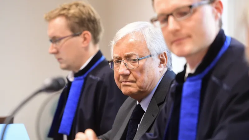 Autor Trojské lávky Jiří Stráský před soudem