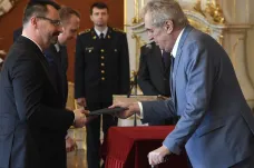 Prezident Zeman jmenoval do čela Vrchního soudu v Praze Luboše Dörfla