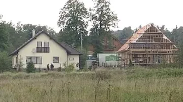 Výstavba rodinných domků v Tisé