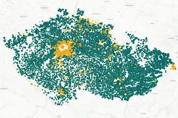 INTERAKTIVNÍ MAPA: Zeman si podmanil Česko, ale Praze a okolí vládne Drahoš
