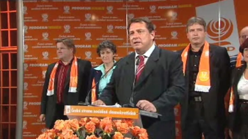 Projev předsedy ČSSD