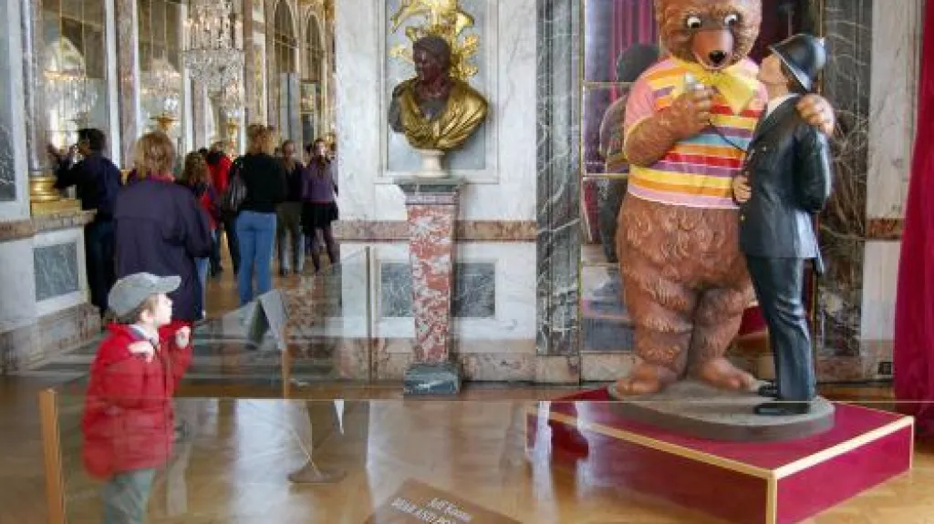 Vystavené exponáty ve Versailles