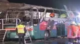 Požár autobusu