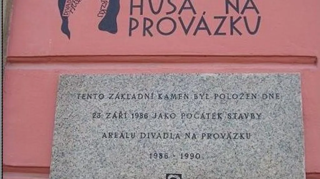 Husa na provázku