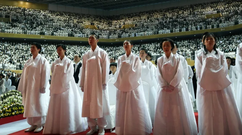 Pohřeb reverenda Moona