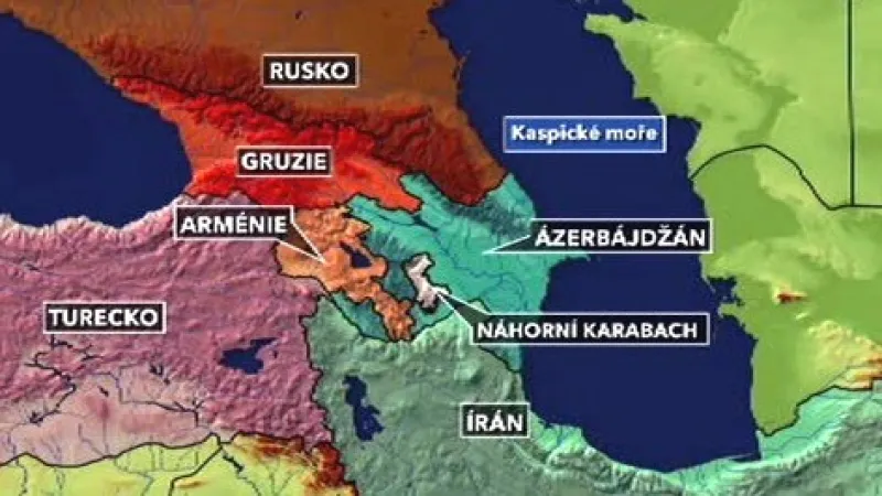 Mapka Kavkazu
