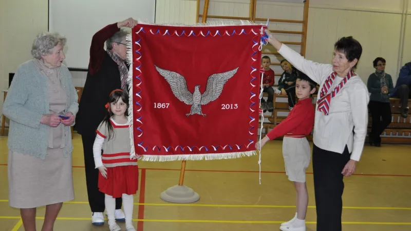 Sokolská oslava v Lounech