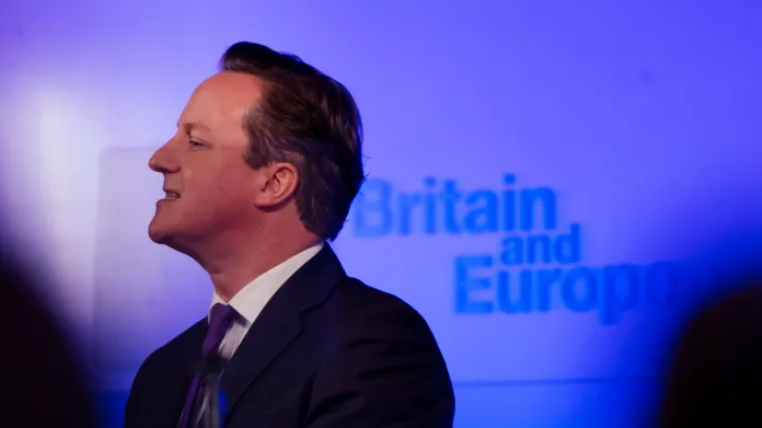 David Cameron při projevu o vztazích Británie k EU