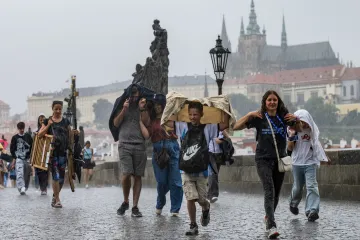 Část Česka zasáhly silné bouřky, hasiči hlásí desítky výjezdů