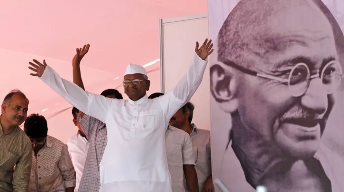 Bojovník proti korupci Anna Hazare