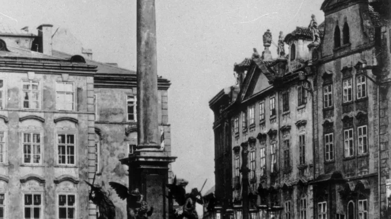 Mariánský sloup na Staroměstském náměstí