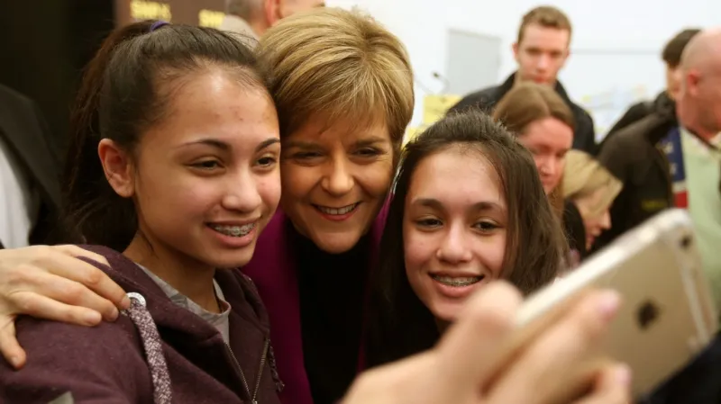 Lídryně Skotské národní trany Nicola Sturgeonová