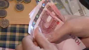 Mince a bankovky euro