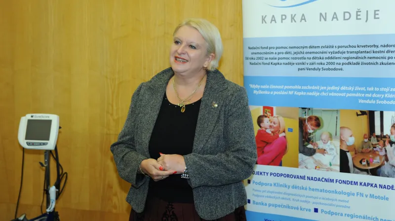 Andrea Vrbovská (na snímku ze září 2015)