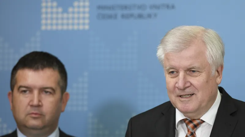 Jan Hamáček a Horst Seehofer