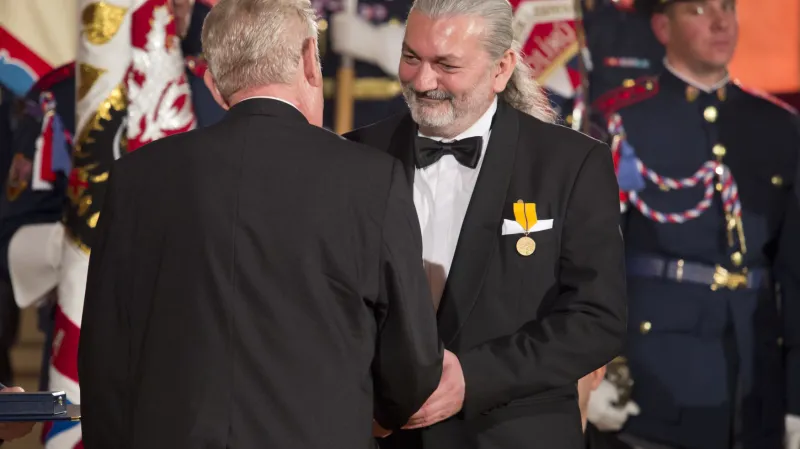 Miloš Zeman a Daniel Hůlka