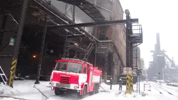 Požár ArcelorMittal Ostrava