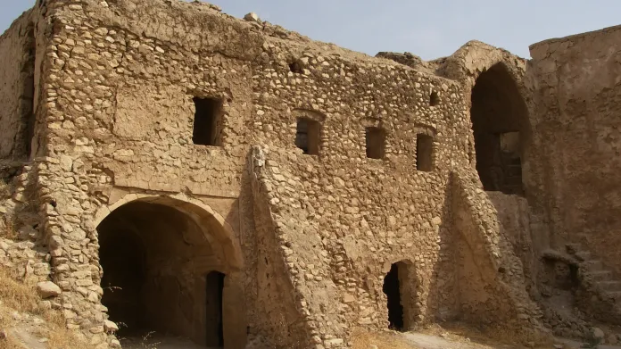 Irácký klášter svatého Eliáše před zničením