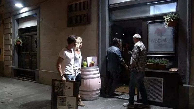 Restaurace ve Florencii nazvaná Sele