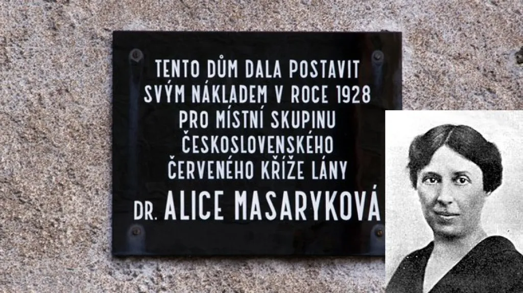 Pamětní deska Alice Masarykové